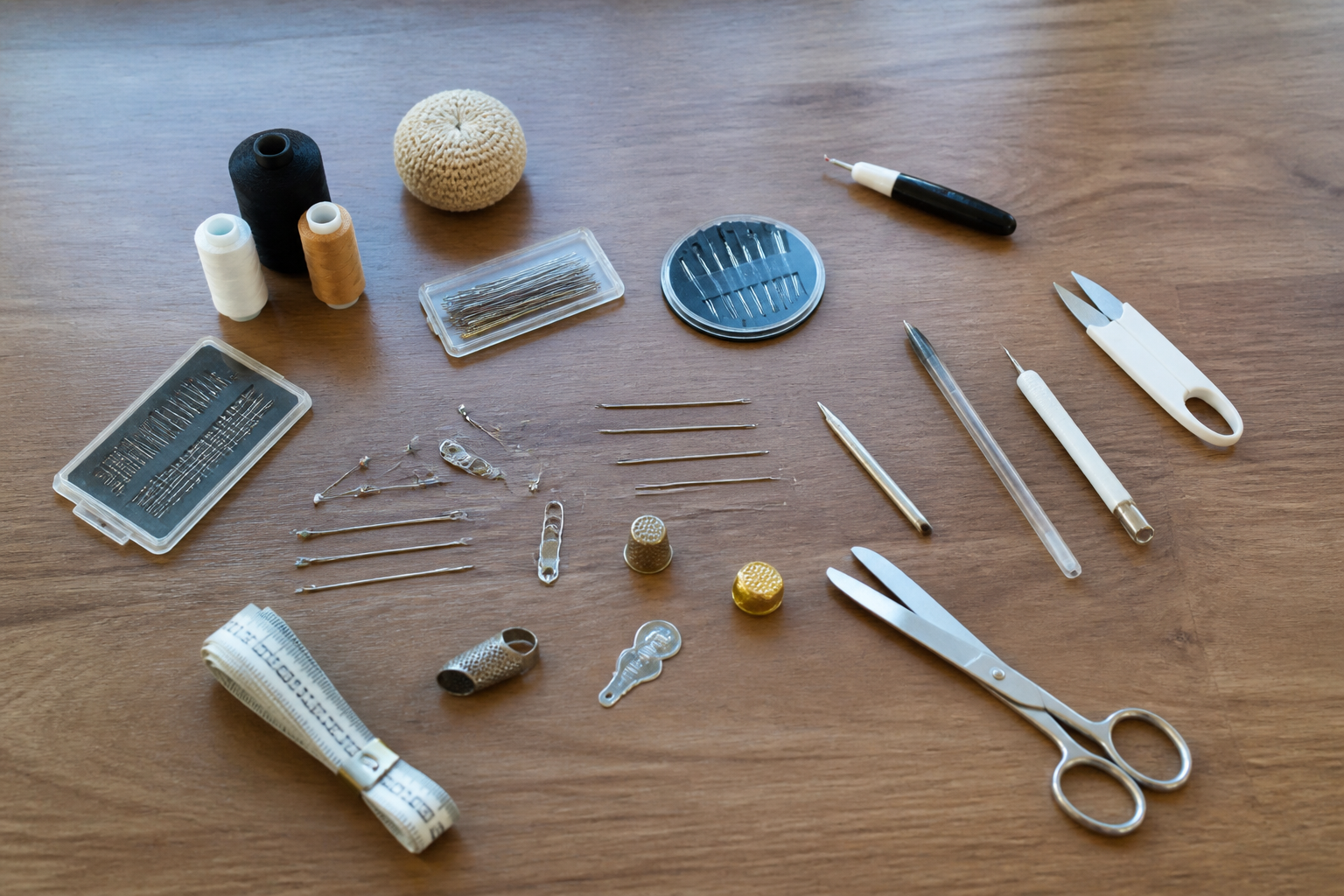 Rijgdraad naalden en gereedschap